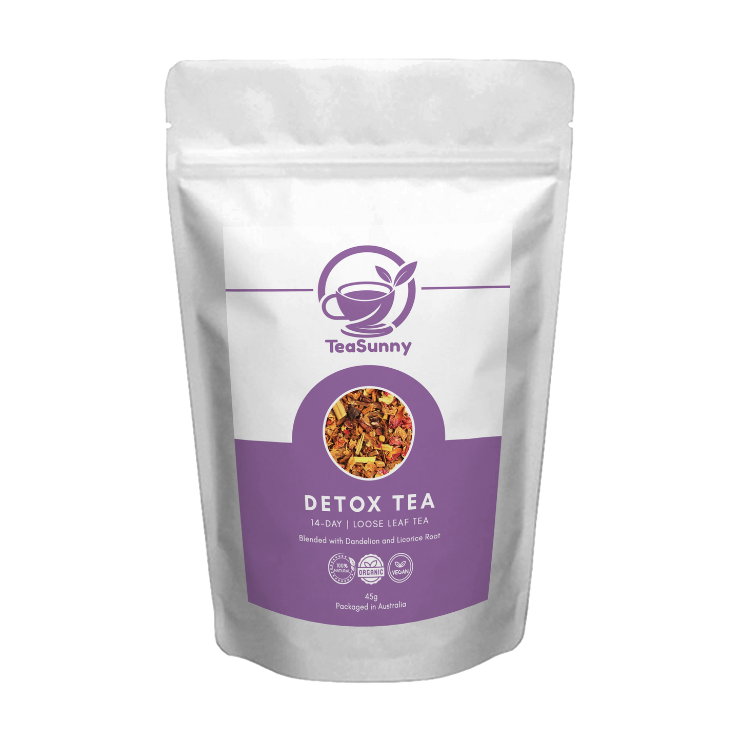Detox Tea – 14-Day Organic Loose Leaf Cleanse (45g)