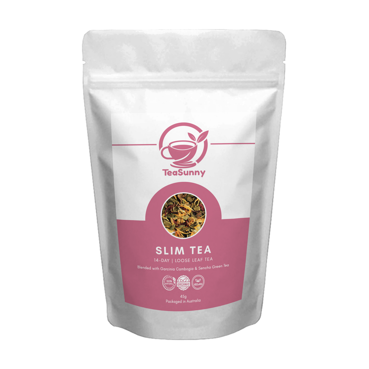 Slim Tea – 14-Day Organic Weight Support Blend (45g)