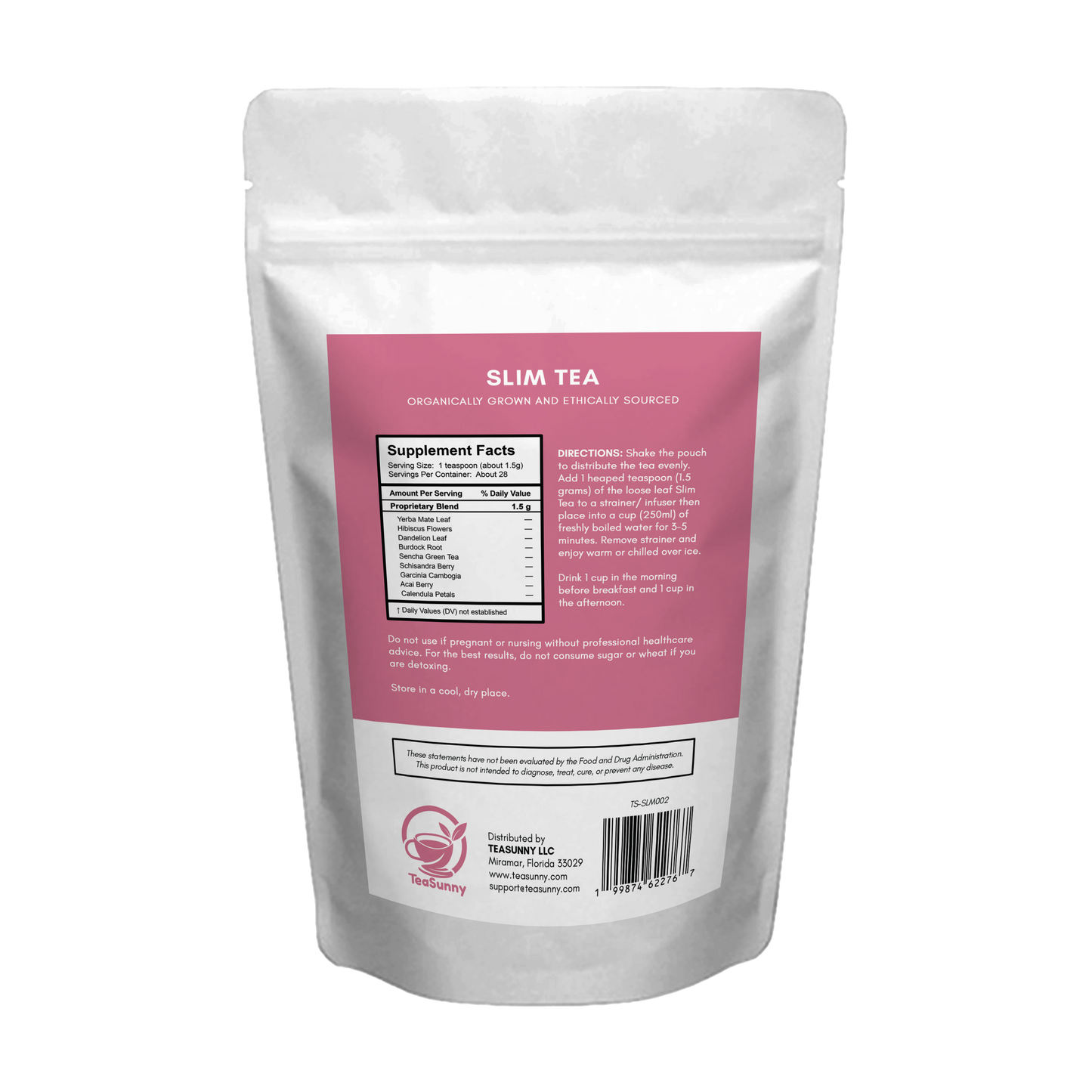 Slim Tea – 14-Day Organic Weight Support Blend (45g)